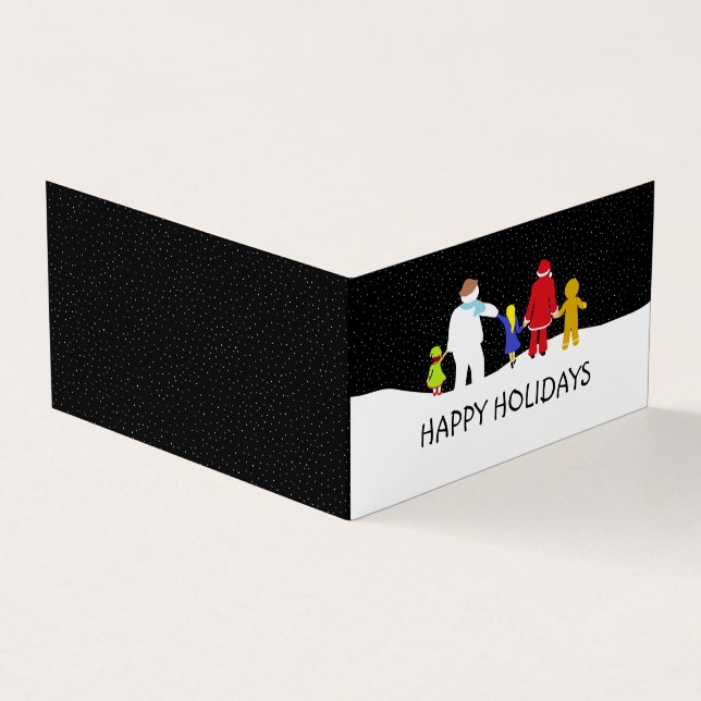 A Gangue de Natal, Cartão de Natal de Foto Familia (Exterior)