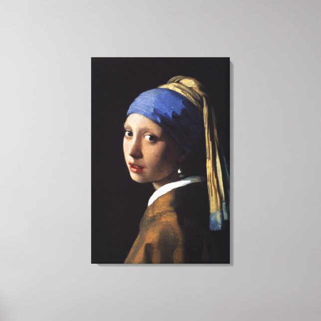 A Garota Com O Ouvido De Pérolas - Canvas (Frente)