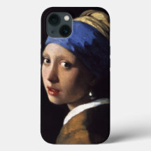 A Garota com pérolas a ouvir por Johannes Vermeer