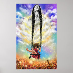 A Garota Em Mim Poster - Sentimento - Pintura