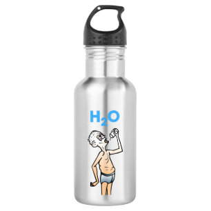 A Garrafa De Água 532 Ml Do Homem Sedento