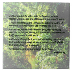 A génese 1 9-13… deixou a terra seca aparecer