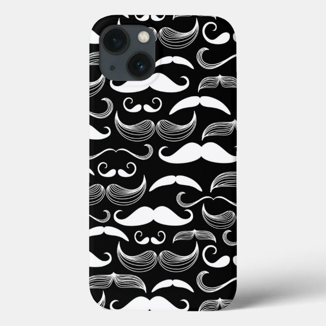 A Gentlemen's Club. Mustache pattern (Verso)
