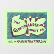 A Gerrymander Magoa a Arte de Adesivo PA
