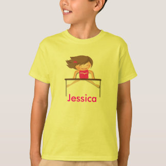 A ginástica personalizada caçoa camisas