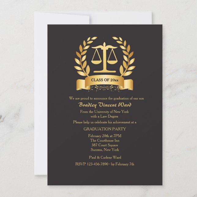 A graduação honra o convite (Frente)