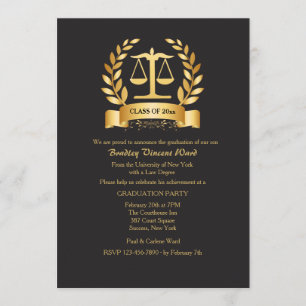 A graduação honra o convite