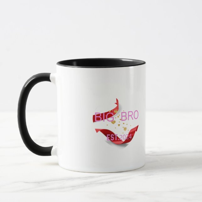 a grande caneca de café de café ou choco quente (Esquerda)