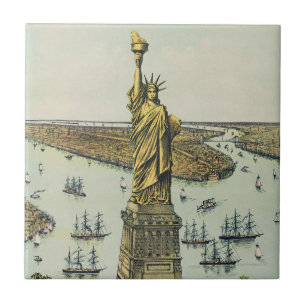 A Grande Estátua de Bartholdi, Estátua da Liberdad