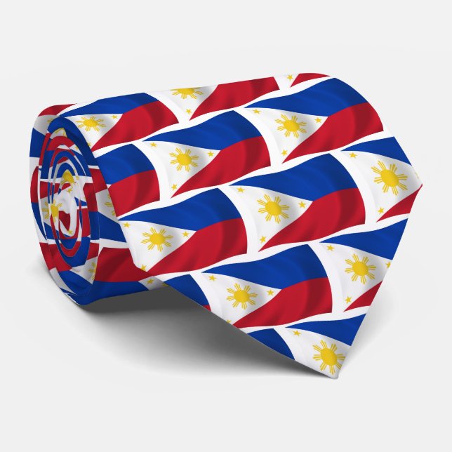 A Gravata da Bandeira das Filipinas (Rolled)