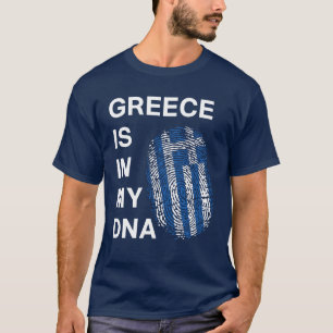 A Grécia Está No Meu DNA Camisetas Patrióticas Mas