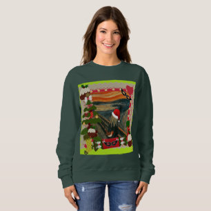 a gritar feia camiseta das mulheres de natal