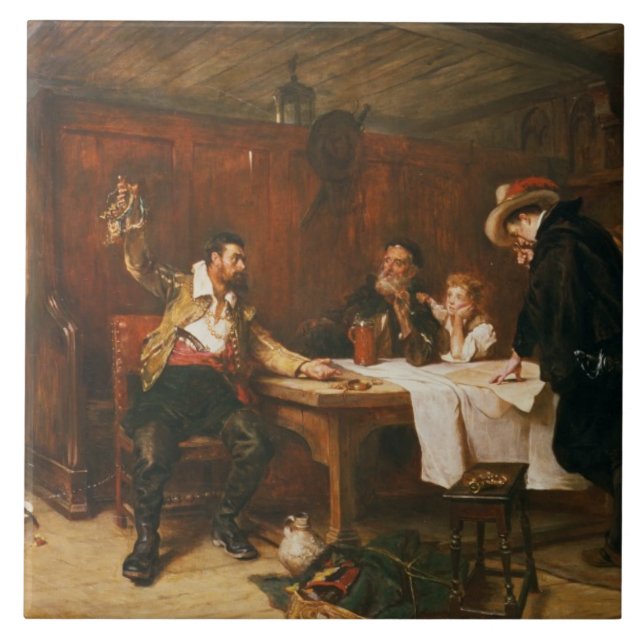 A história do corsário (óleo em canvas) (Frente)