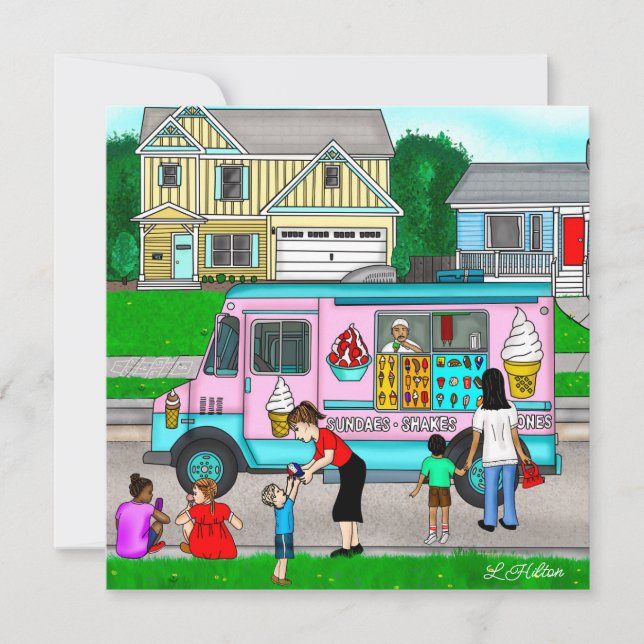 A Hot Summer Day | A Whimsical Illustration (Frente)