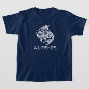 A.I. Camisa Design Branca de Pesca