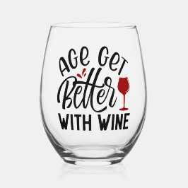 A idade melhora com o vinho engraçado, amor ao vin