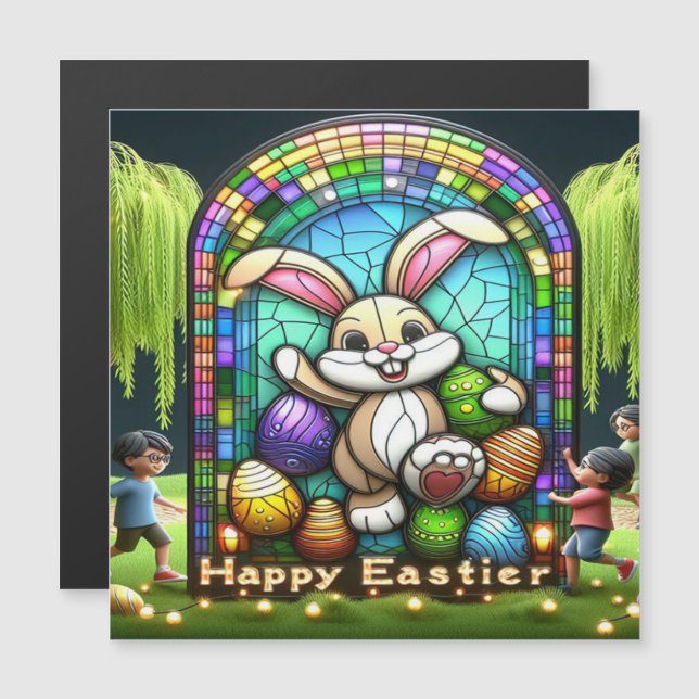 A Ideação do Coelhinho da Páscoa Abstrato (Frente/Verso)