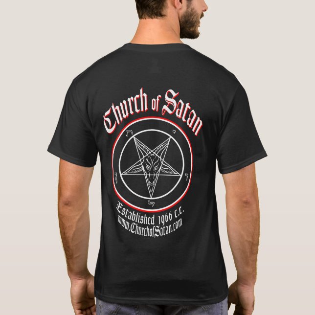 A igreja da satã 2 tomou partido camisa (Verso)