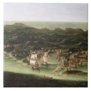 A ilha de Barbados, c.1694 (óleo em canvas)