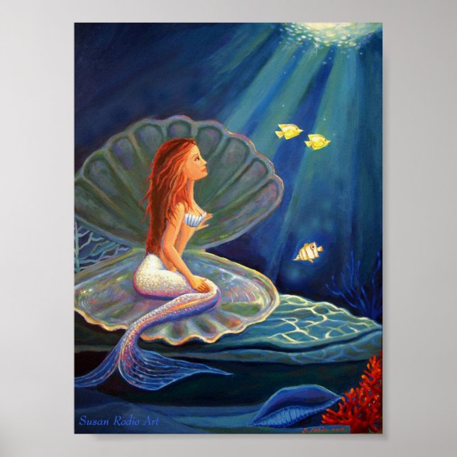 A Impressão da sereia clamshell (Frente)