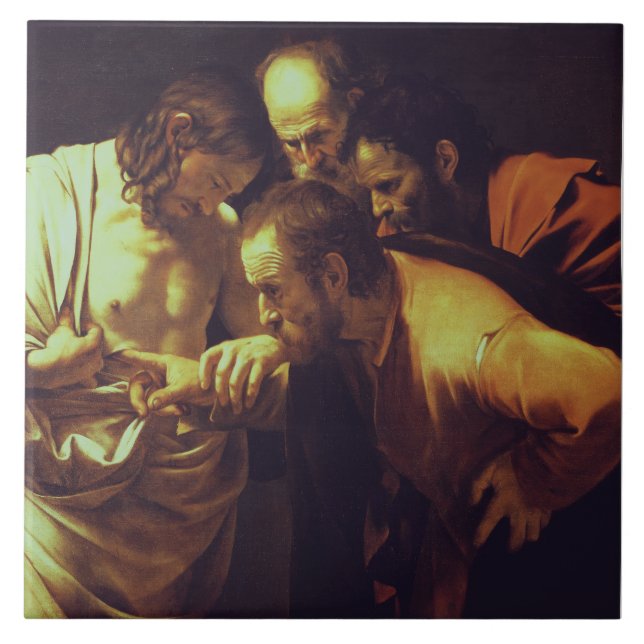 A Incredulidade do Santo Thomas por Caravaggio (Frente)