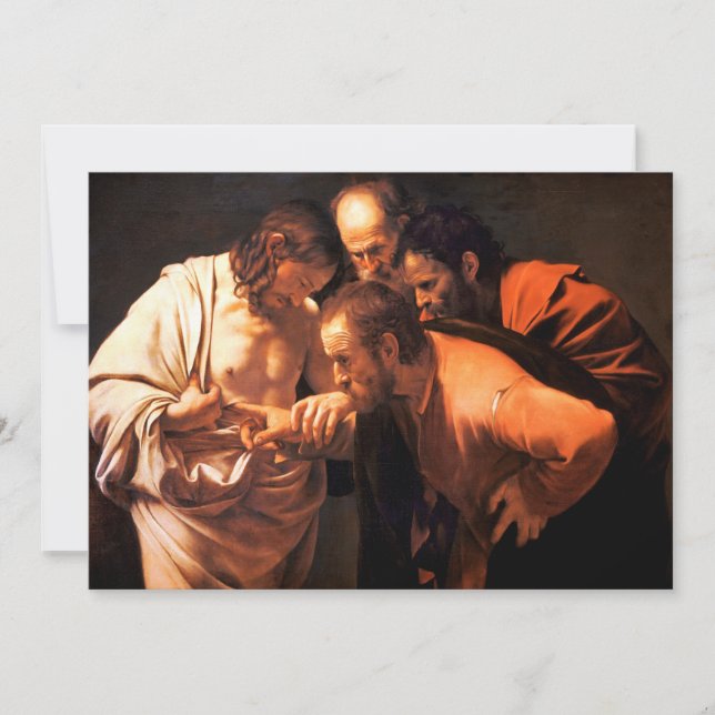 A Incredulidade do Santo Thomas por Caravaggio (Frente)