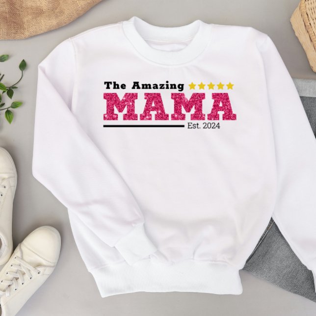A incrível MAMA - A camiseta da mãe com 5 estrelas (Criador carregado)