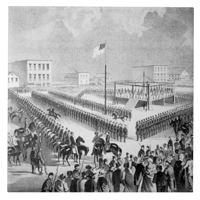 A insurreição de Santee Sioux, Mankato, Minnesota, (Frente)