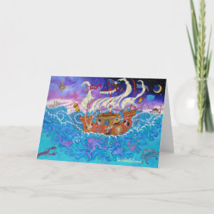 A Inundação - Cartão de Arte