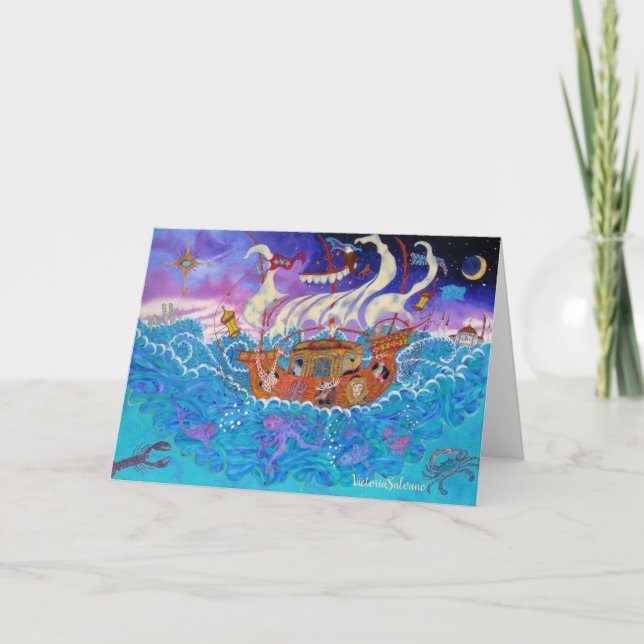 A Inundação - Cartão de Arte (Frente)