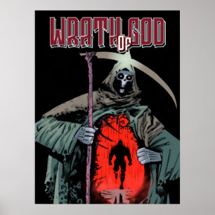 A ira do poster de Deus