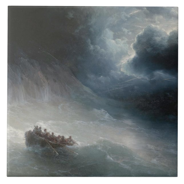 A ira dos mares (por Ivan Aivazovsky) (Frente)
