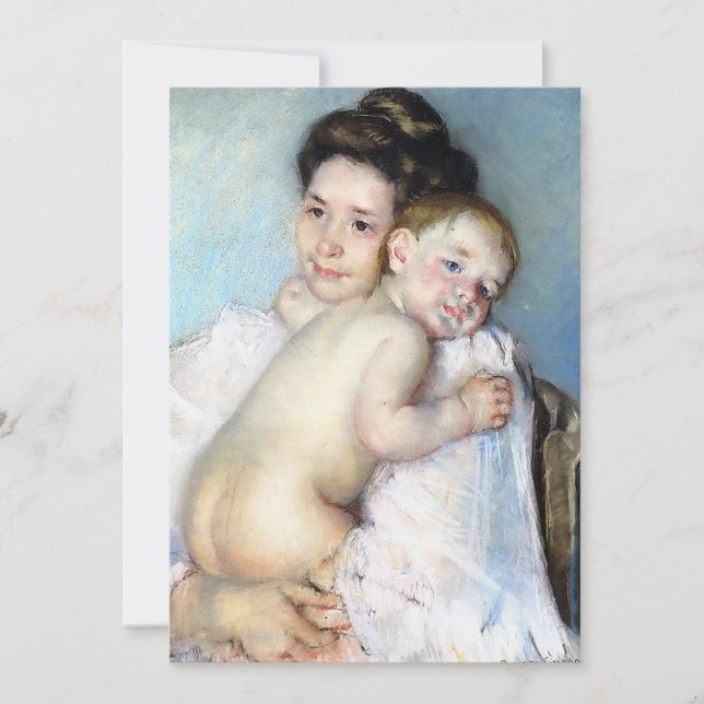A Jovem Mãe | Mary Cassatt (Frente)