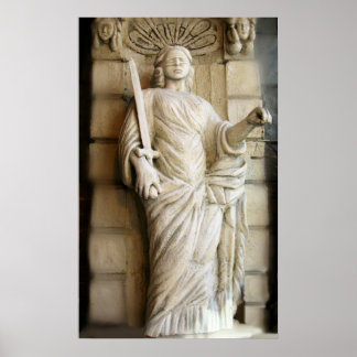 A justiça é Poster cega