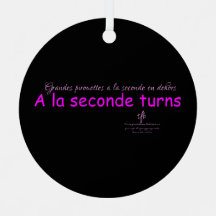 A La Seconds Torna Preto e Rosa Round