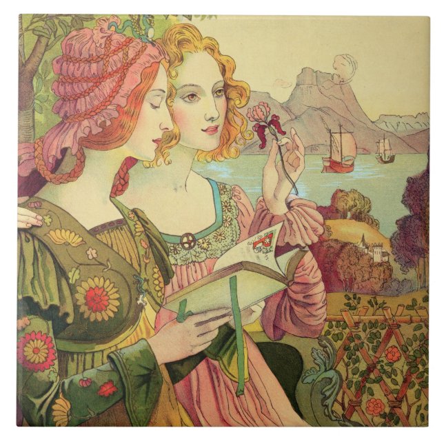 A legenda dourada, 1897, de "L'Estampe moderno", (Frente)