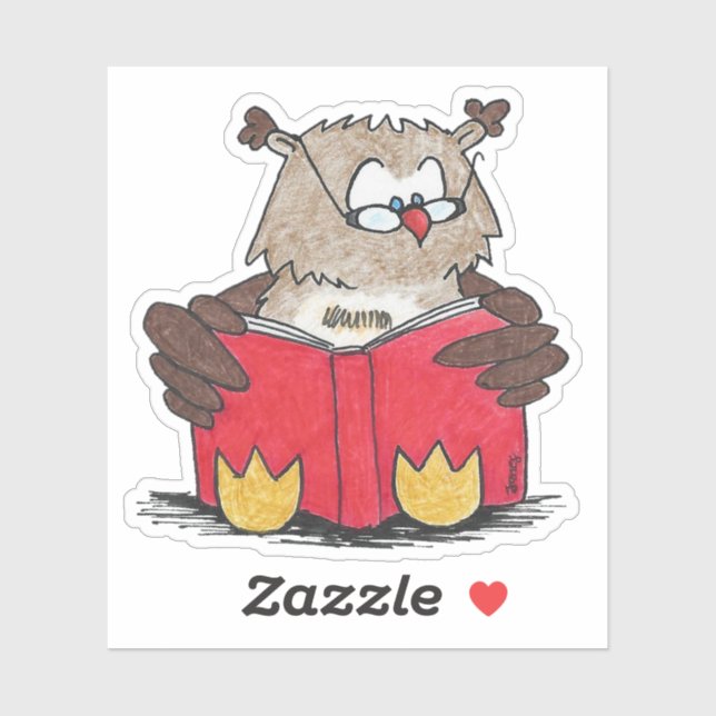 A ler o adesivo da Coruja (Folha)