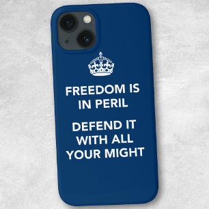 A liberdade está em perigo