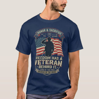 A Liberdade Tem um Veterano por Trás Camisa Patrió
