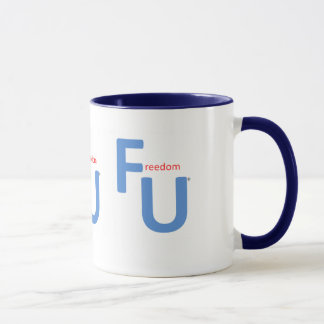 A liberdade U 3 tomou partido - caneca de café de