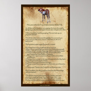 A Lição do Novo Pony: Poster da Sabedoria American