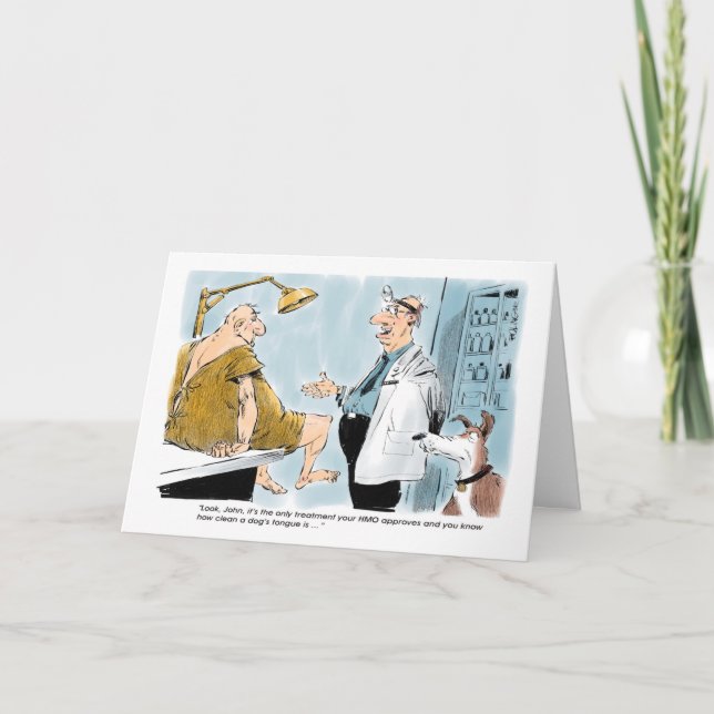 A língua de cão cura toda obtem o cartão bom (Frente)