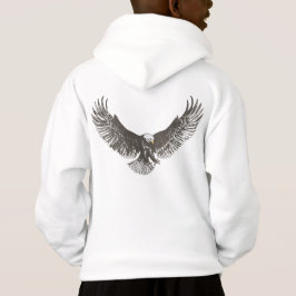 A linha arte da rusga da águia dos meninos caçoa o