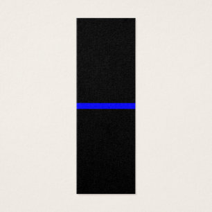 A linha azul-fina simbólica em preto sólido