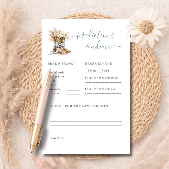 A Little Cowgirl Shower Game Predictions & Advice (Criador carregado)