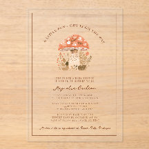 A Little Fun Guy Mushroom Fall Baby Shower 