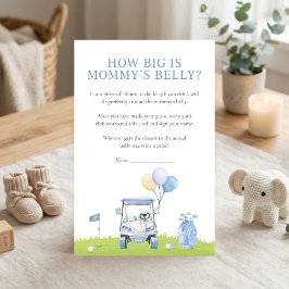 A Little Putter Golf Baby Shower How Big Is Game