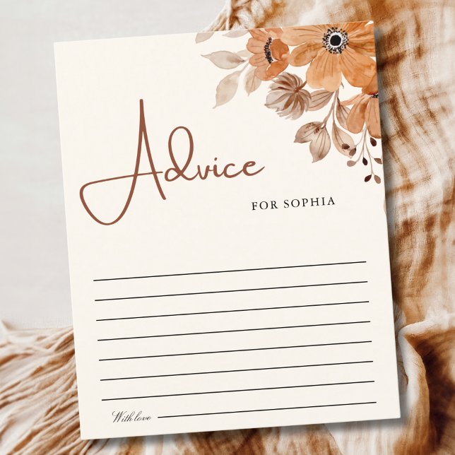 A Little Wildflower is on The Way Girl Baby Shower (Criador carregado)