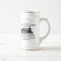 A locomotiva de Baldwin funciona a caneca de