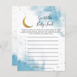 A Lua Azul Adivinha O Jogo Do Chá Da Comida Do Beb